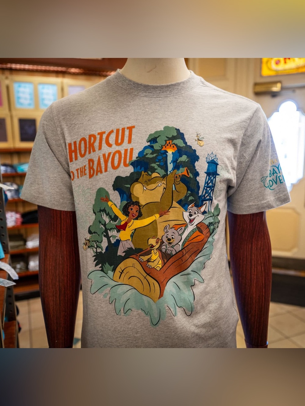 Disney Parks Tiana's Shortcut To Bayou Adventure Adult Shirt‎ Size Medium NWT